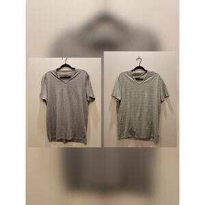 BUNDLE John Varatos V-Neck Shortsleeve T-Shirt Size Large